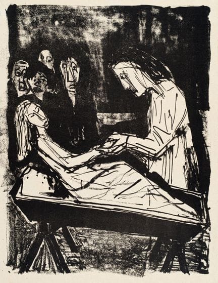 Otto Dix "Tochter des Jairus" / "Heilung vieler Kr