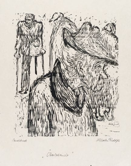 Wilhelm Rudolph "Überlebende". 1945–1947.
Wilhelm 