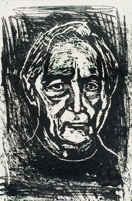 Theodor Rosenhauer "Selbstbildnis". 1974–1975.
The