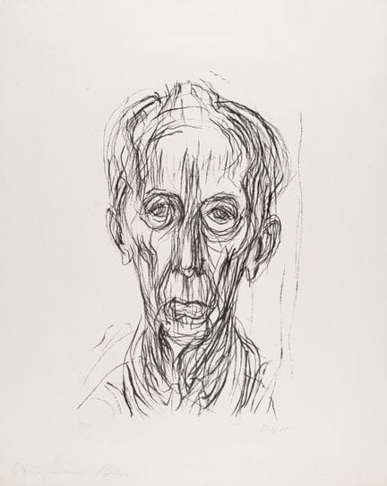 Max Uhlig, Porträt Hermann Glöckner. 1970.
Max Uhl
