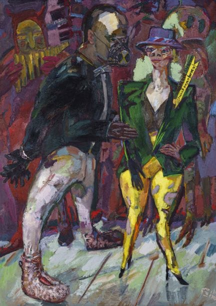 Sighard Gille "Fasching". 1988.
Sighard Gille 1941