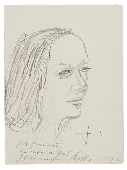 Otto Dix, Porträt Käthe König. 1960.
Otto Dix 1891