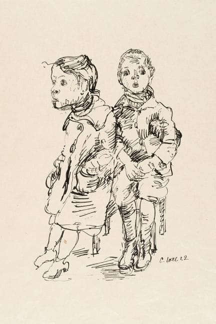 Christoph Voll, Zwei Kinder. 1922.
Christoph Voll 