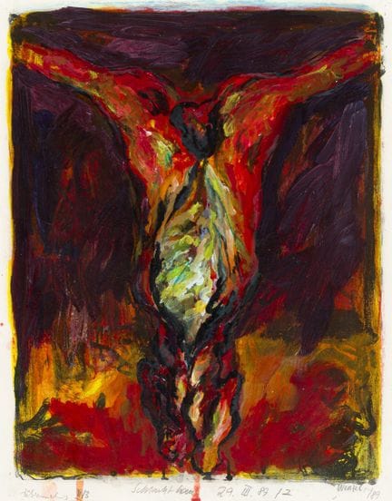 Jürgen Wenzel "Schlachthaus". 1989.
Jürgen Wenzel 