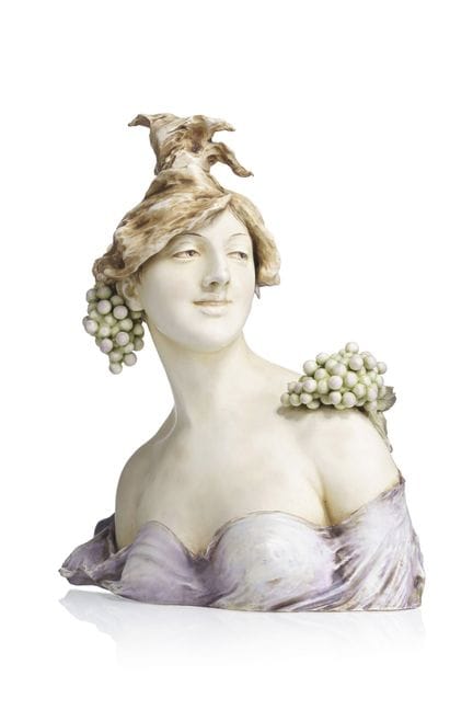 女性半身像（艺术家的妻子）。爱德华·斯特尔马赫公司。约1905–1910年。
爱德华·斯特尔马赫公司