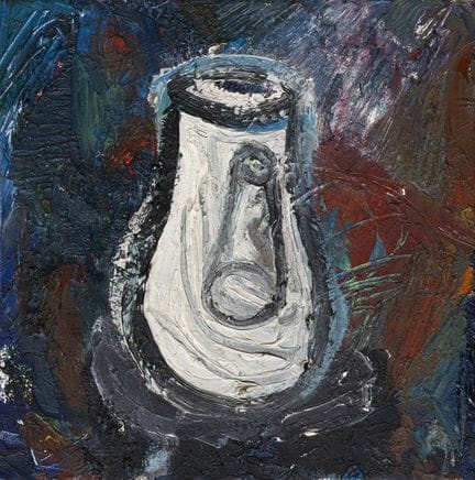 Osmar Osten, Weißer Krug. Wohl 1980.
Osmar Osten 1