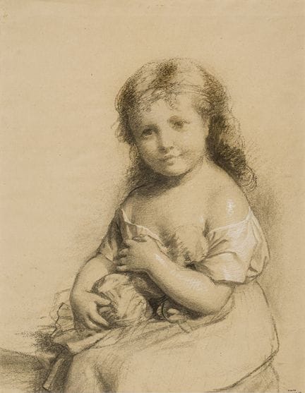 Fritz Zuber-Bühler, Jeune fille assise. 1850–1891.
