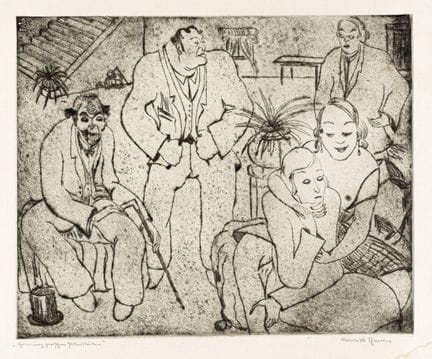 Heinrich Ehmsen "Spannung zwischen Polaritäten". 1