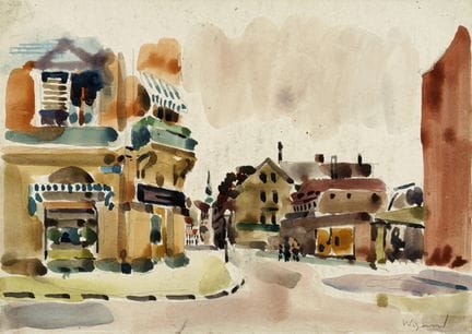 Albert Wigand "Straße". 1940.
Albert Wigand 1890 Z