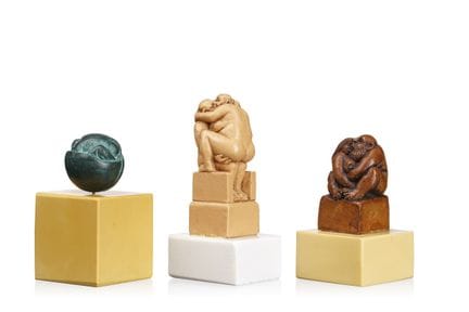 Horst Hille, Drei erotische Skulpturen und fünf we