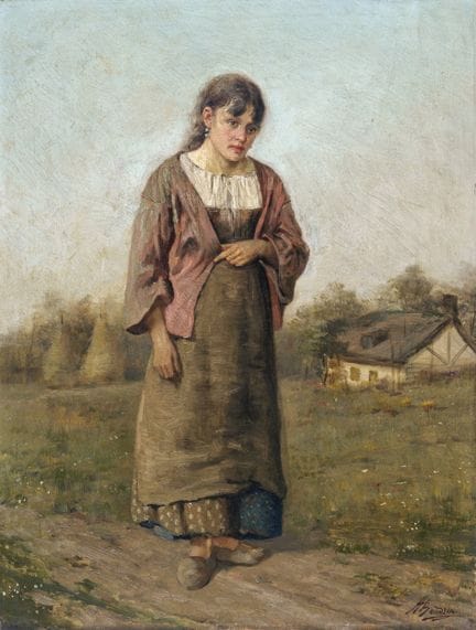 Aloïs Boudry, Jeune paysanne à la lisière du villa