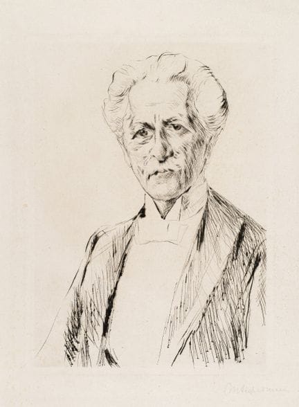 Max Liebermann "Siegfried Ochs". 1921.
Max Lieberm