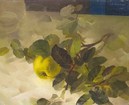 Arno Drescher "Quittenzweig". Um 1940 -1948.
Arno 
