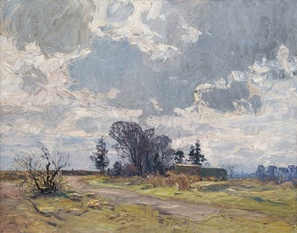 Otto Altenkirch "Baumgruppe bei den Dünen (Vorfrüh