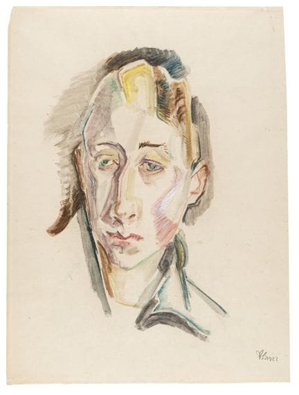 Paula Lauenstein "Hageres Modell". 1922.
Paula Lau