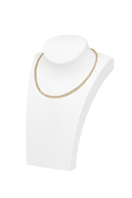 Opulento collar «Rivière» de oro amarillo con bril