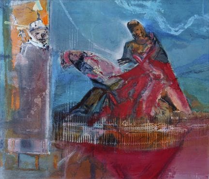 Clemens Kaletsch "UEBERHAENGEND". 1989.
Clemens Ka