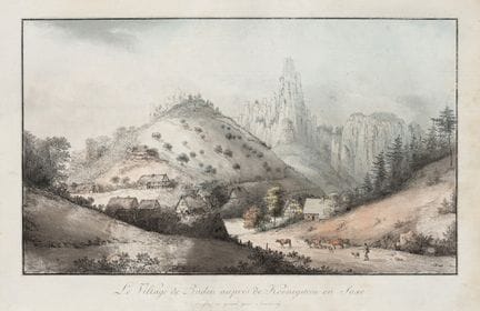 Johann M. Gottfried Jentzsch "Le Village de Raden 
