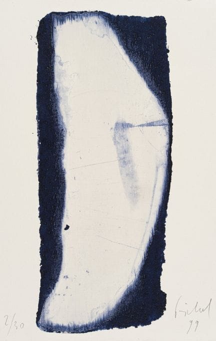 Eberhard Göschel, Kleiner Flügel vor Nachtblau. 19