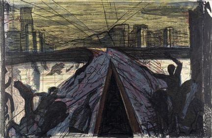 Claus Weidensdorfer, Acht druckgrafische Arbeiten.