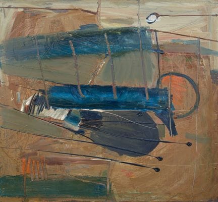 Andreas Bliemel, Ohne Titel (Landschaft mit blauer