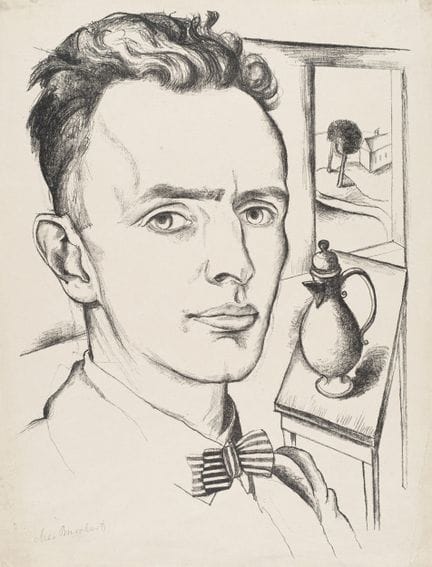 Max Burchartz "Selbstbildnis". 1921.
Max Burchartz