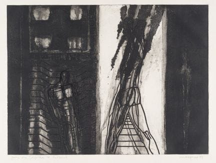 Michael Morgner "Bedrohung". 1979.
Michael Morgner