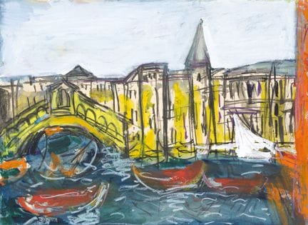 Ernst Hassebrauk, Venedig – Canal Grande mit Rialt