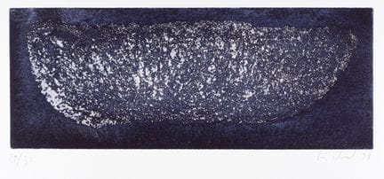 Eberhard Göschel, Nachtblaue Form. 1999.
Eberhard 