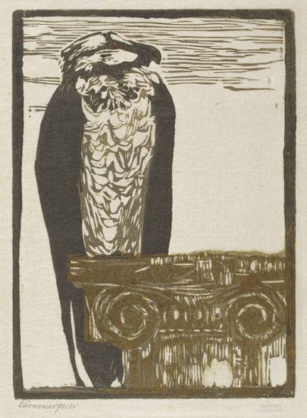 Friedrich Lissmann "Lämmergeier". Um 1910.
Friedri