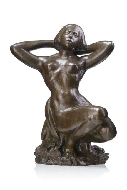 Georg Curt Bauch "Leda mit dem Schwan". Um 1930.
G