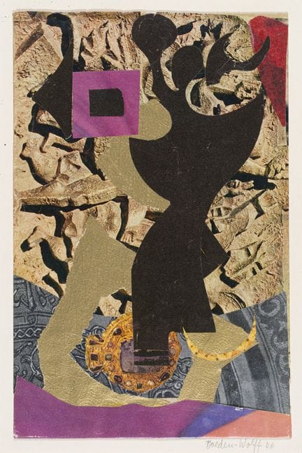 Annemarie Balden-Wolff, Figur und violettes Quadra