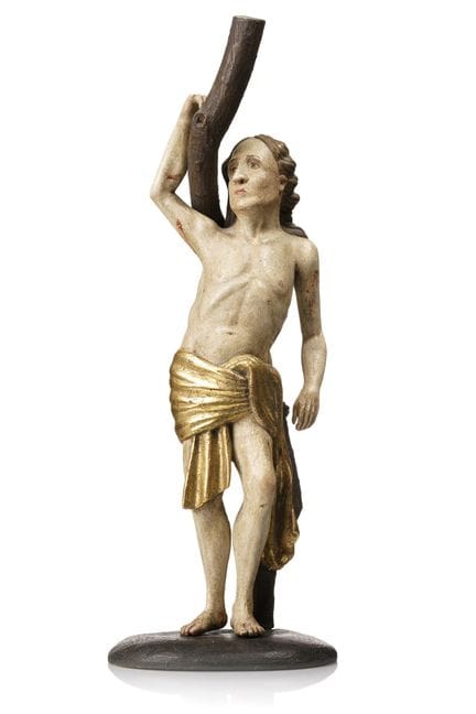 Heiliger Sebastian. Wohl süddeutsch. Wohl spätes 1