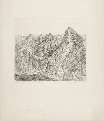 Klaus Magnus "Kaukasische Landschaft" / Stillleben