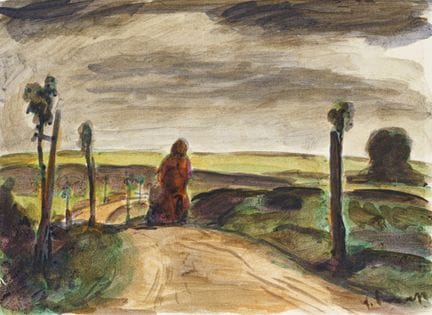 Erich Fraaß "Feldweg". 1919/1920.
Erich Fraaß 1893