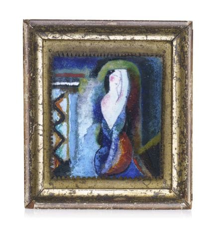 Weiblicher Halbakt. Maria Likarz (zugeschr. oder W