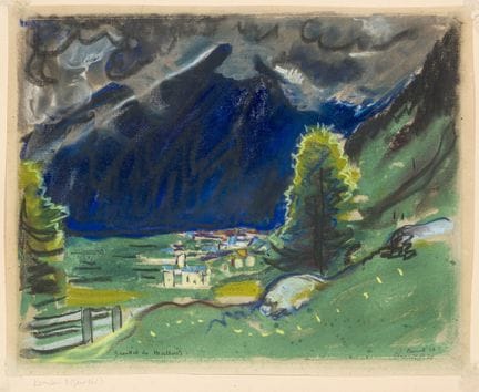 Siegfried Berndt "Gewitter in Mallnitz" / "Mallnit