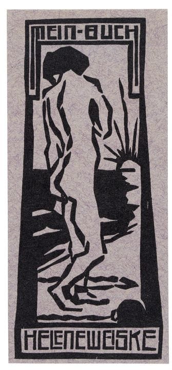Karl Schmidt-Rottluff "Exlibris: Helene Weiske II"