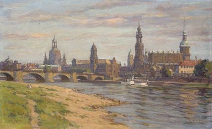 Hermann Kohlmann « Dresde ». 1955.
Hermann Kohlman