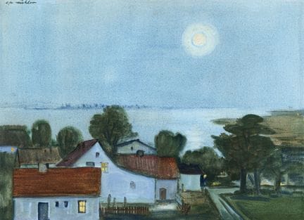 Ernst Alfred Mühler "Kloster (Hid d[ensee])". 1957