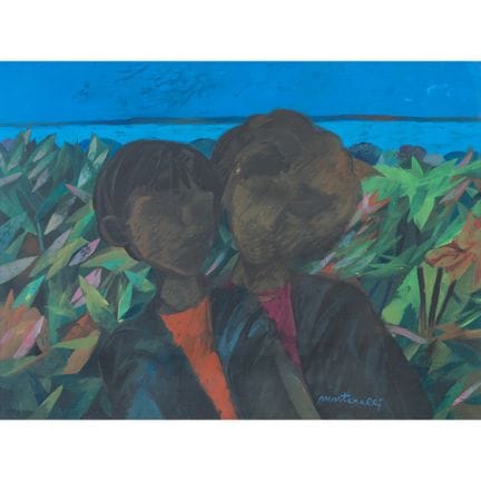 GIGI MARTORELLI (Palermo 1936-2015) 
Figure  
Olio