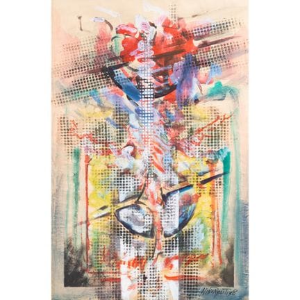 NINO RACITI (Catane, 1939) 
Figure abstraite - 199