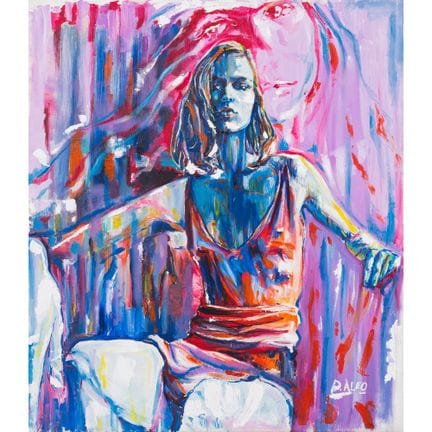 DANIELA ALEO (Côme, 1973) 
Retour 
Huile sur toile