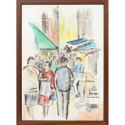GIANNI ROLANDI (Palermo 1943) 
Via Argenteria alla