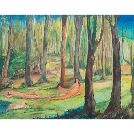 ITALO MANGIAMELI (Palerme, 1923 - 1998) 
Paysage a