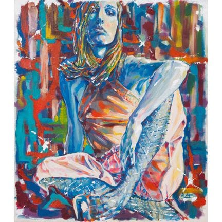 DANIELA ALEO (Côme, 1973) 
Nu 
Huile sur toile 
Si