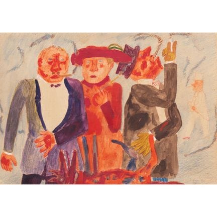 FRANZ BORGHESE (Rome 1941–2005) 
Figures - 1975 
M