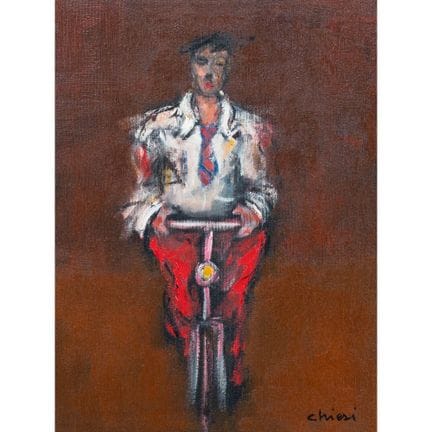 GIORGIO CHIESI (Felina 1941) 
Figur auf einem Fahr
