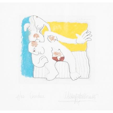 WALTER PATRIARCA (Roma 1935) 
Love due - 1976  
Ac