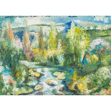 EMANUELE CAPPELLO (Vittoria, 1936)
Ruisseau 
Huile